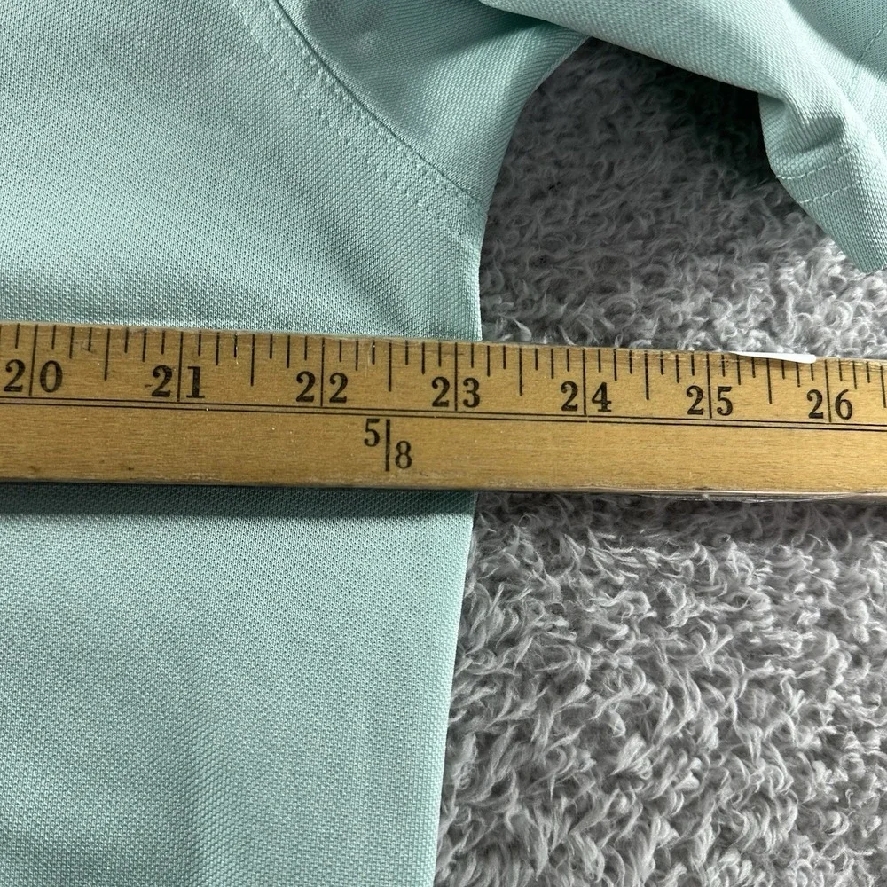 Dunning Golf Polo‎ Shirt Mens Large Light Blue Performance Forsgate Club NJ